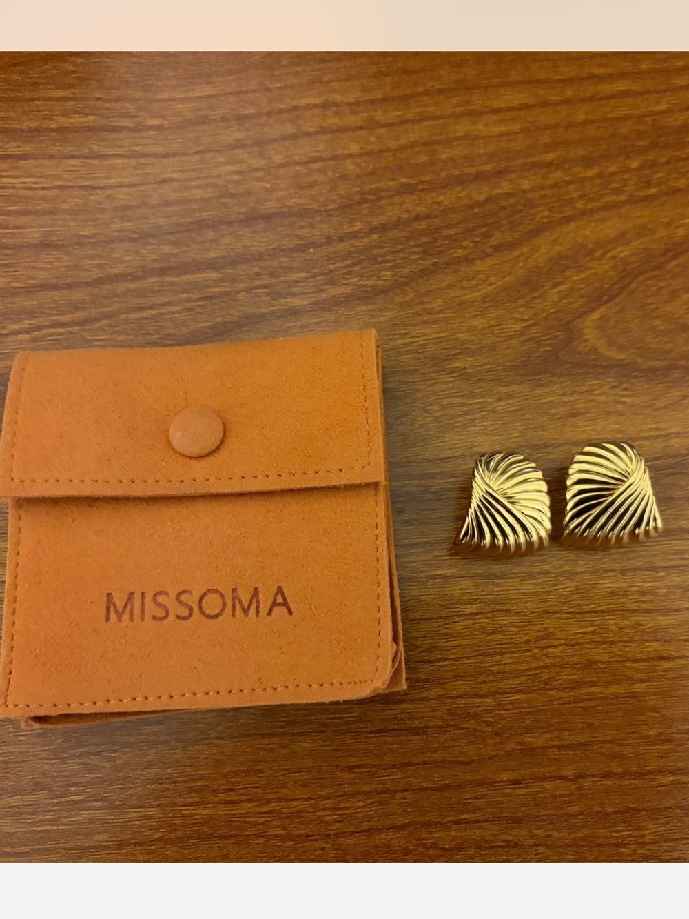 Missoma ripple stuff earrings